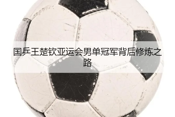 国乒王楚钦亚运会男单冠军背后修炼之路